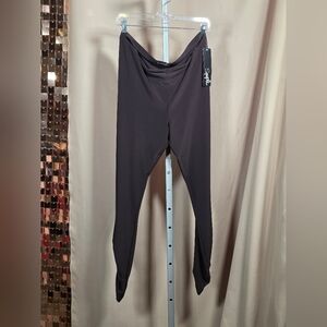 NWT Sympli Espresso Brown Roughed Signature Leggings Size 14